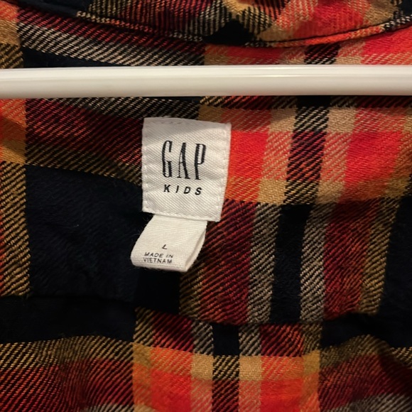 Gap flannel shirts size boys L - Picture 5 of 6